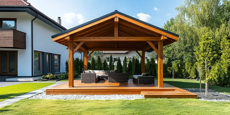 Altany jak ozdobić pawilon ogrodowy?
