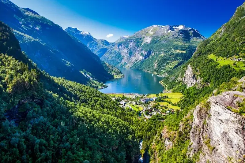 Gdzie leży Norwegia?