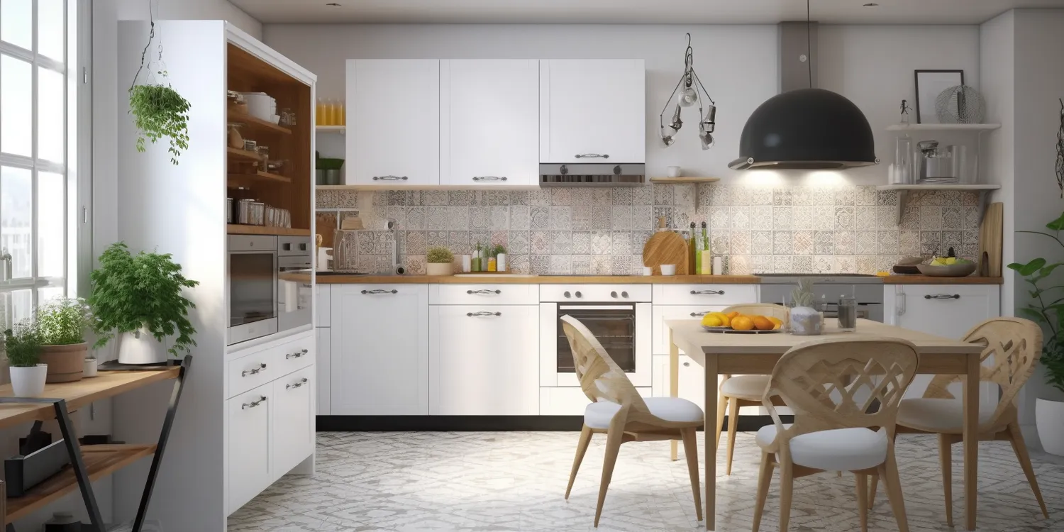 Co na ścianę między meble kuchenne?