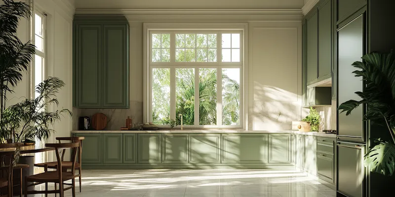 Czerwone meble kuchenne jakie ściany?