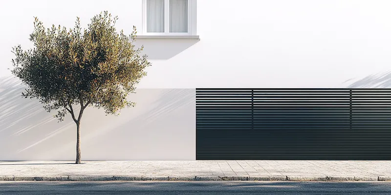 Metallzaun aus Polen mit Montage