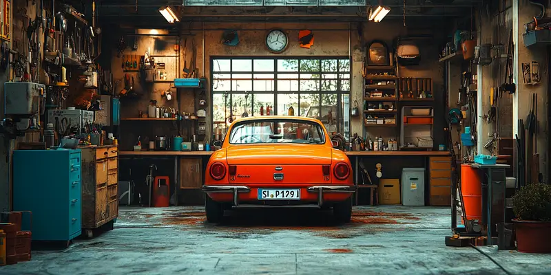 Jak pomalowac warsztat samochodowy?