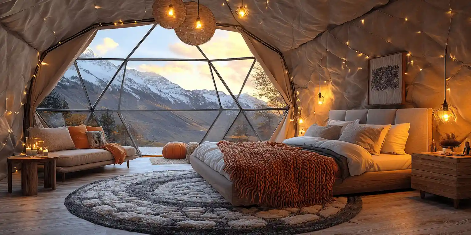 Namiot sferyczny glamping